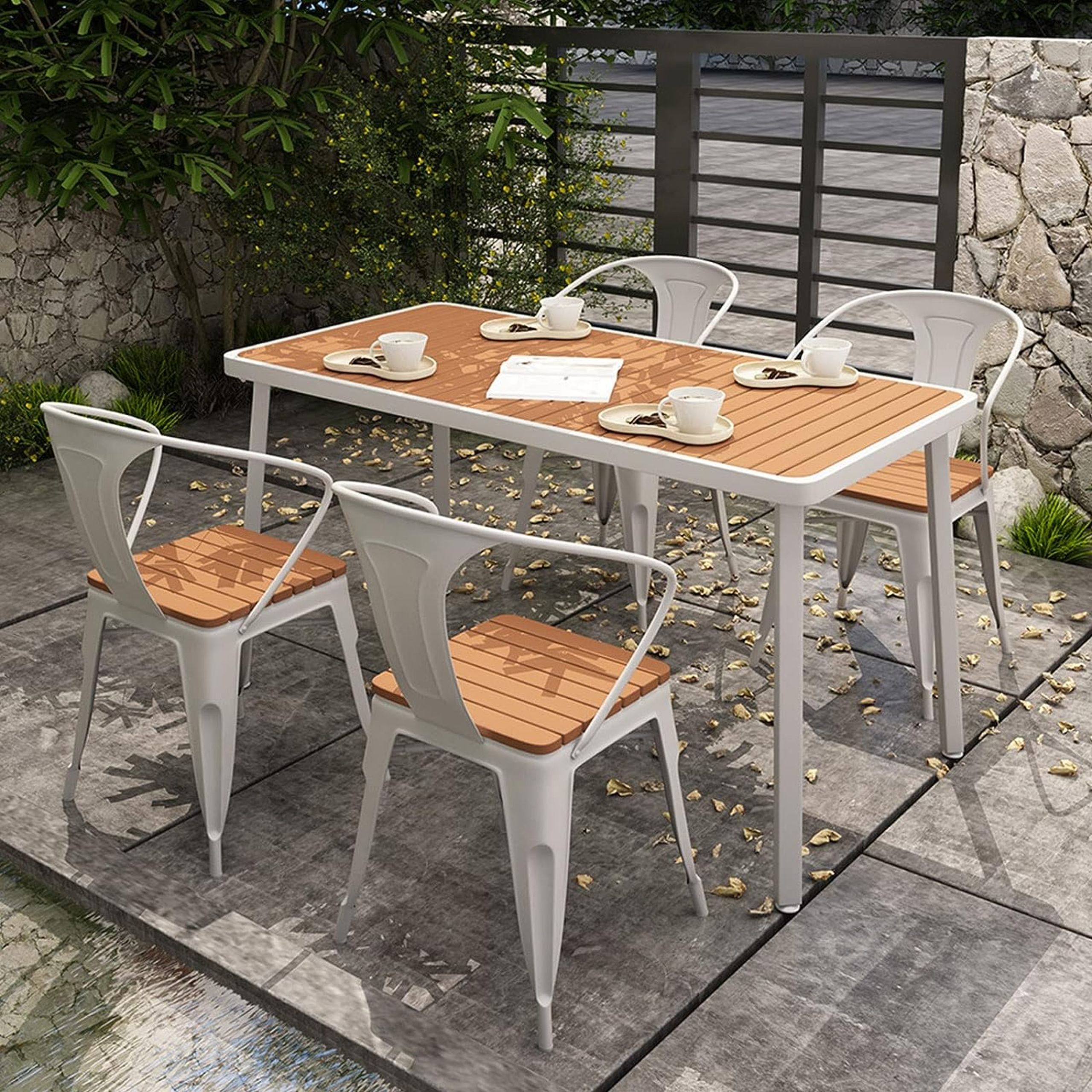 Outdoor Dinning Table-Char Set For Restaurant & Cafe