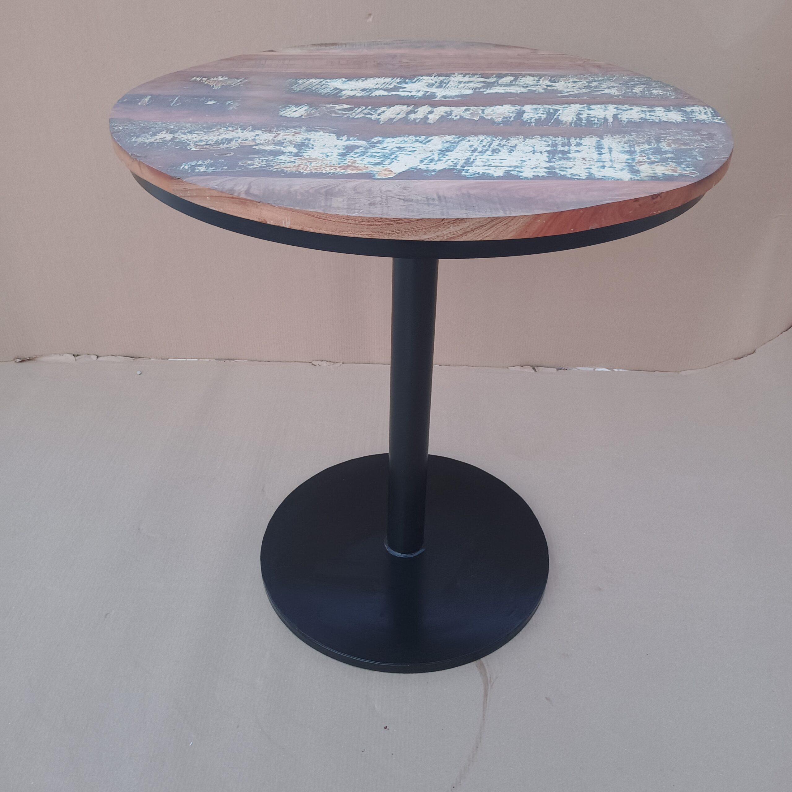 Rounded Single Pole Cafe & Restaurant Table – s 12 Furniture Exports