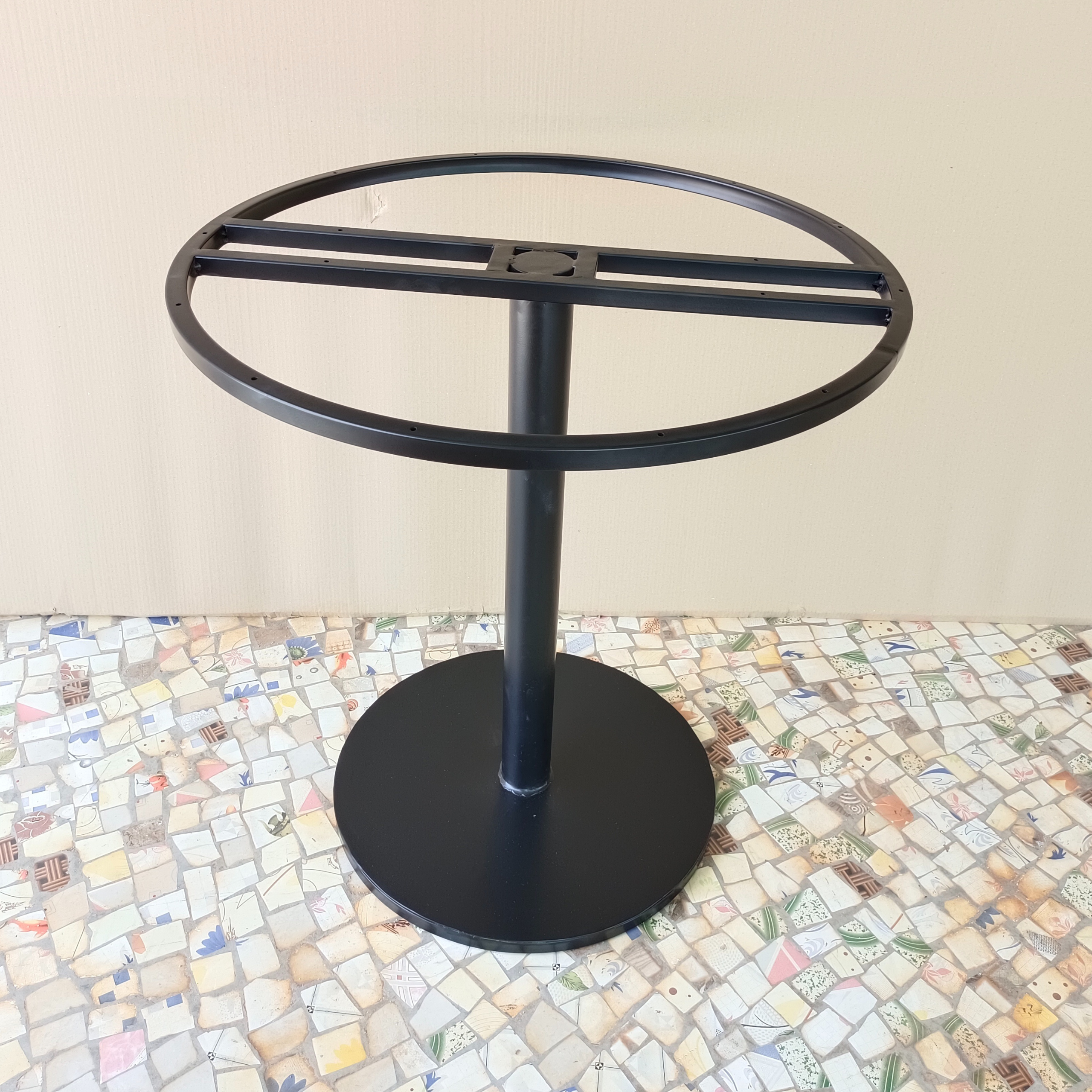 Black Round Table Base