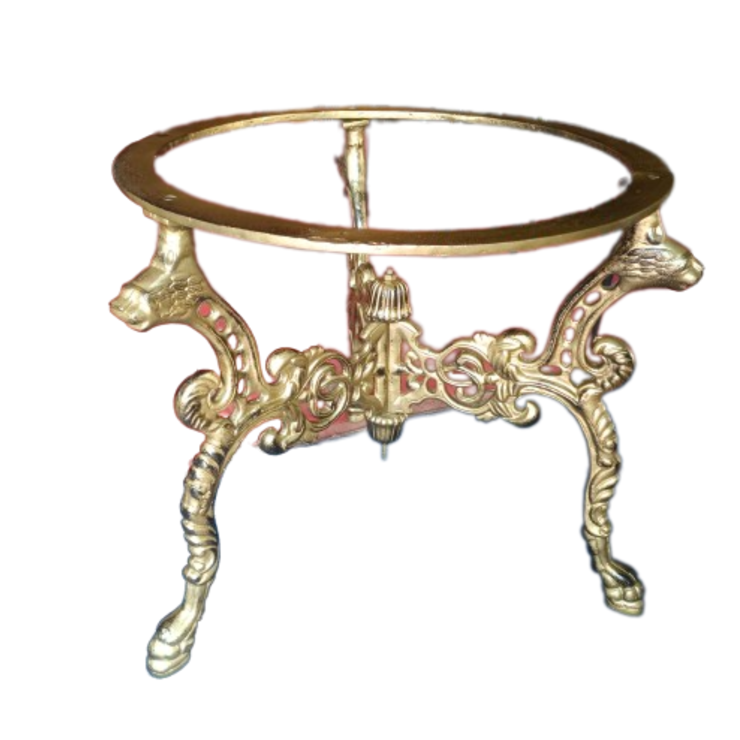 Royal Golden Vintage Cast Metal Table Base