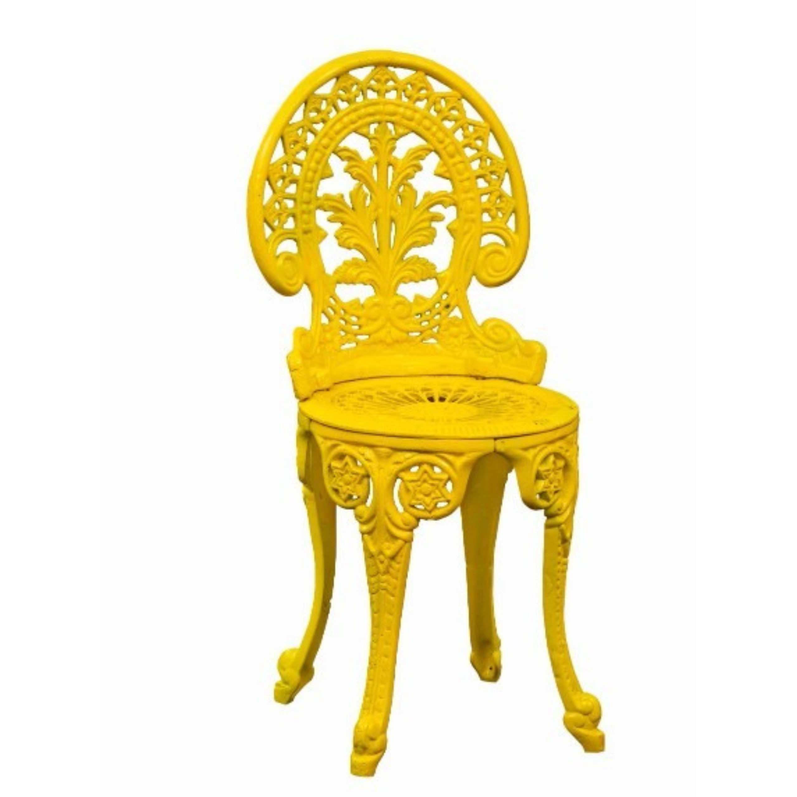 Cast Iron Gold Zari Chair