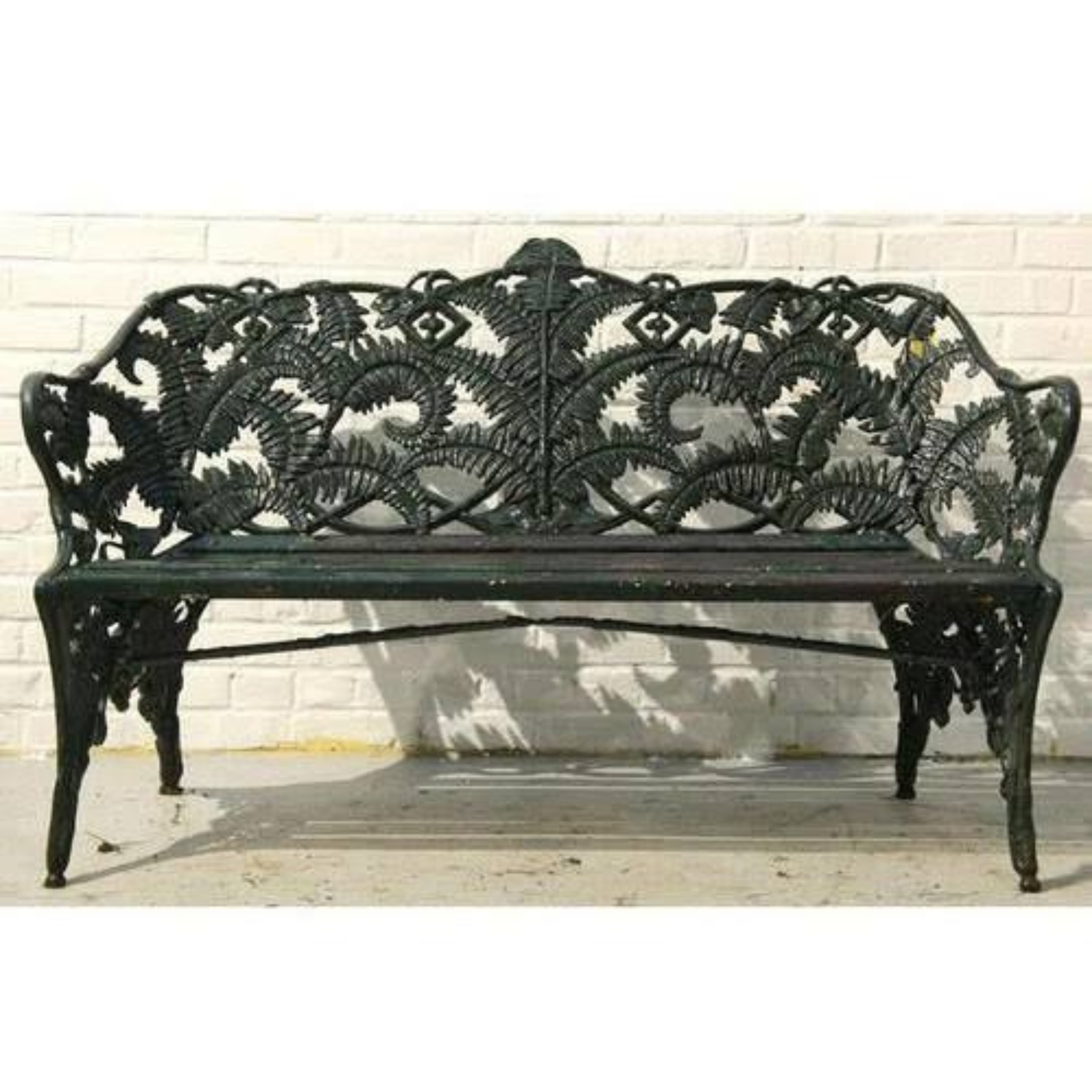 Cast Iron Wooden Park Bench